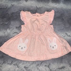 🌹Carters pink infant bunny shirt NB